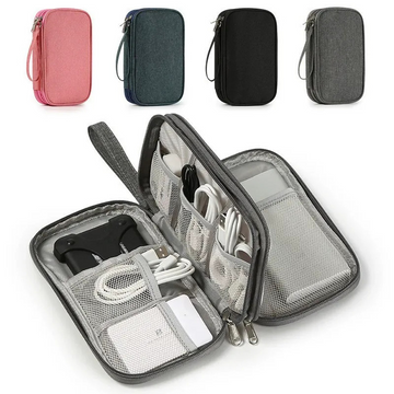 Versatile Data Cable Storage Bag